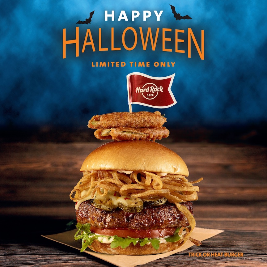 `Trick or Heat Burger` at Hard Rock. (Submitted photo)