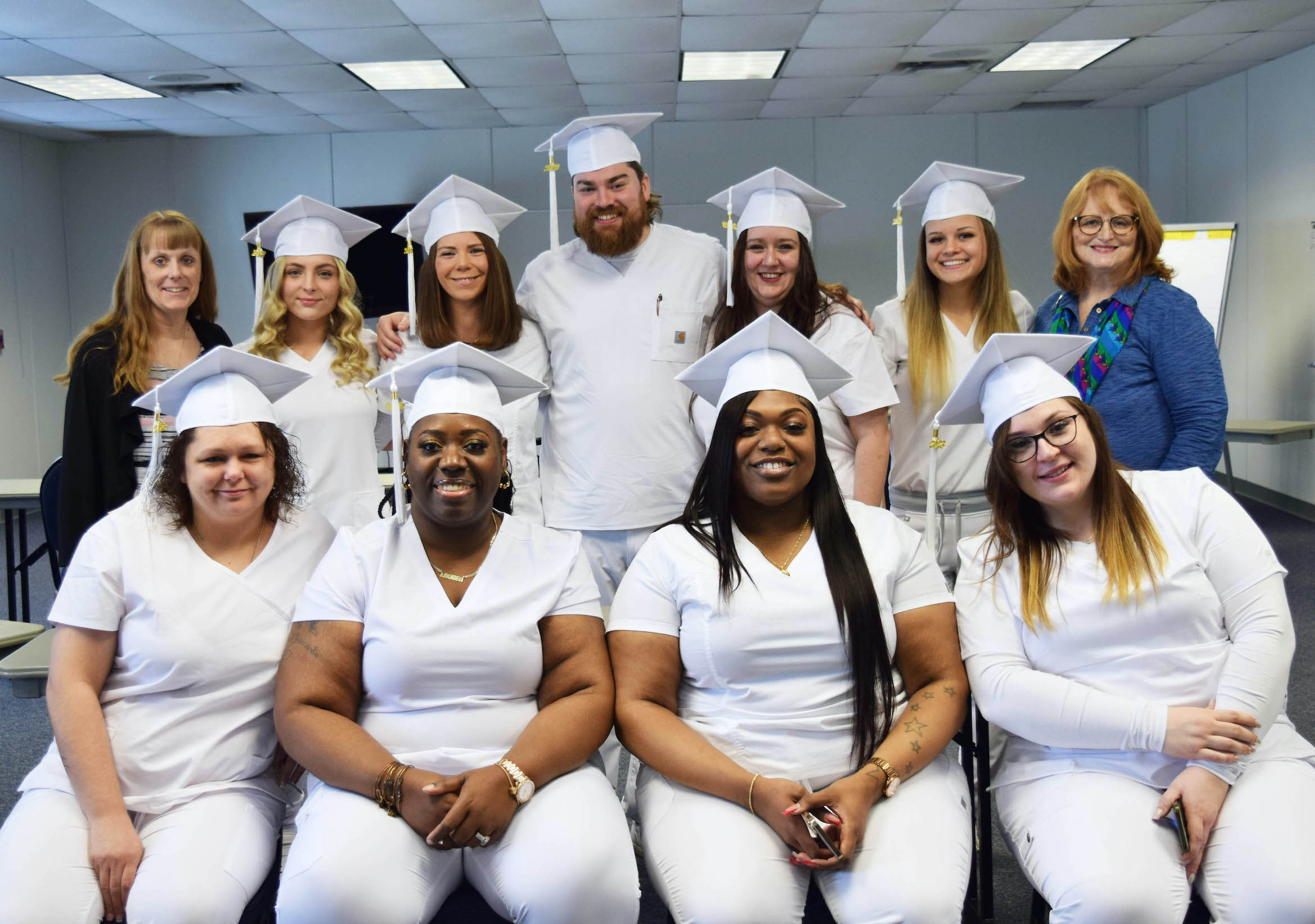 Pictured, front row from left: Katie Dunning, Lauren Wiley, Tikera Ralands and Nina D'Arcangelo; back row, from left: teacher Debra Dittmer, Arianna Chiappone, Danielle Walker, Brennen O'Connor, Ashleigh Brownlee, Emily Koerner and teacher Roxanne Burke-Smith.
