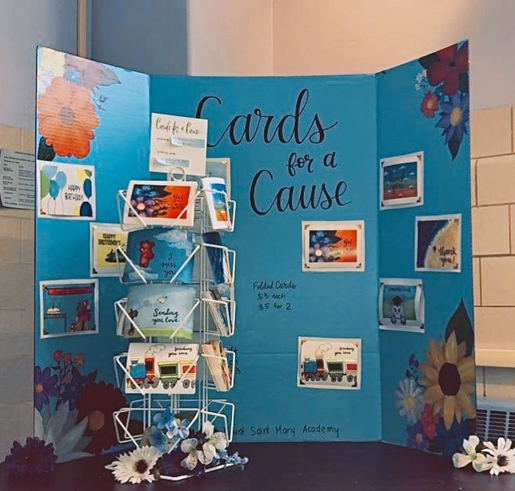 `Cards for a Cause` images courtesy of Mount St. Mary Academy.