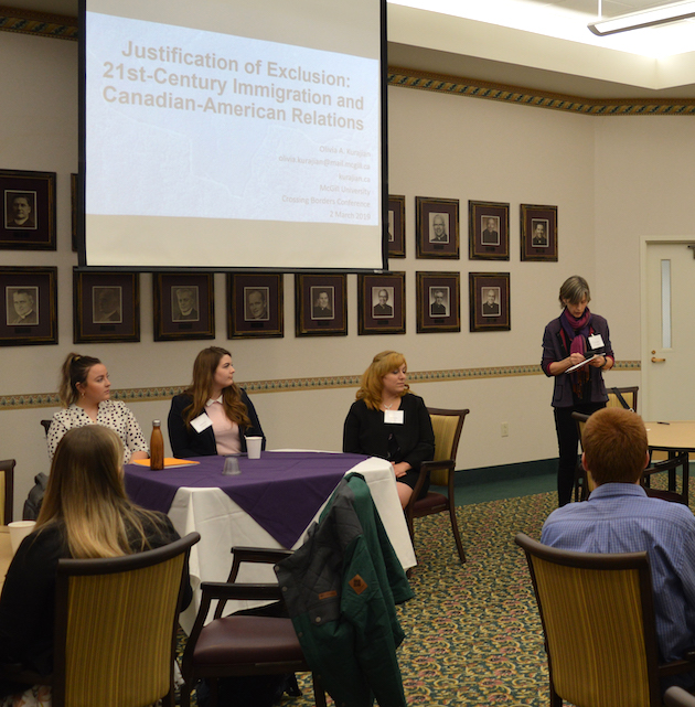 Students and faculty from the U.S. and Canada discussed their research on issues connected with American-Canadian relations at the 2019 `Crossing Borders` interdisciplinary student conference at Niagara University.