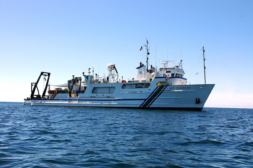 The EPA Research Vessel Lake Guardian. (Photo courtesy of Michael Milligan)