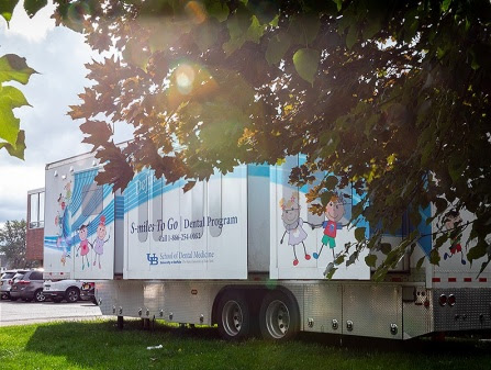 The funding will help provide dental care to patients with disabilities in the University at Buffalo mobile dental clinic. (Photo credit: Meredith Forrest Kulwicki/UB)