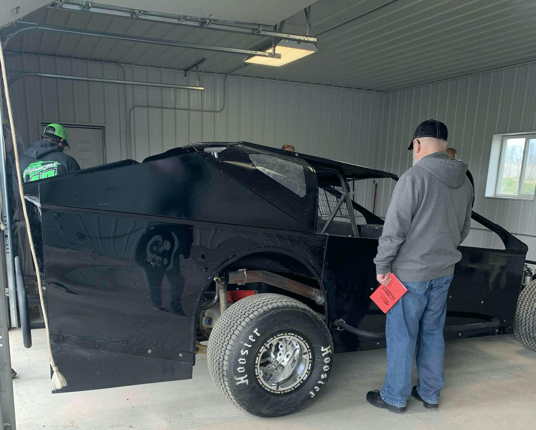 Colby Adamczak's Sportsman going through pre-tech. (Image courtesy of `The Big R`)