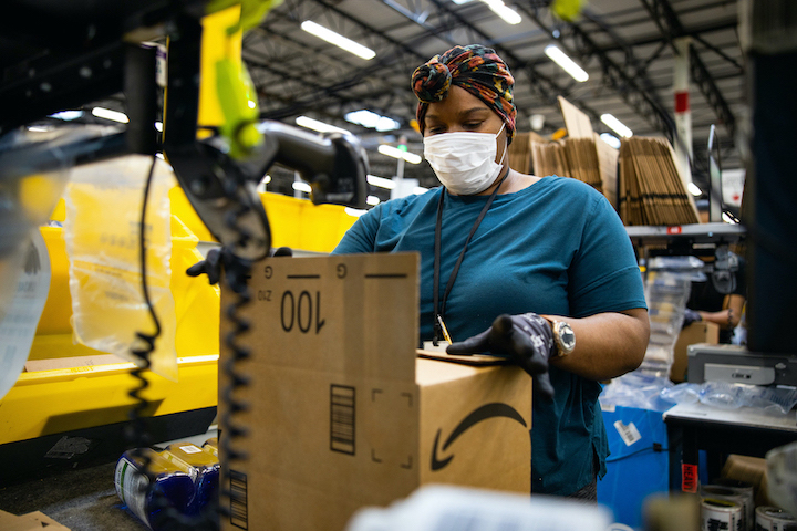 Stock Amazon warehouse photo courtesy of Amazon corporate press site.