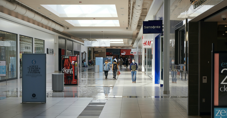 A look inside the Fashion Outlets of Niagara Falls USA this week. (Photo by Mark Williams)