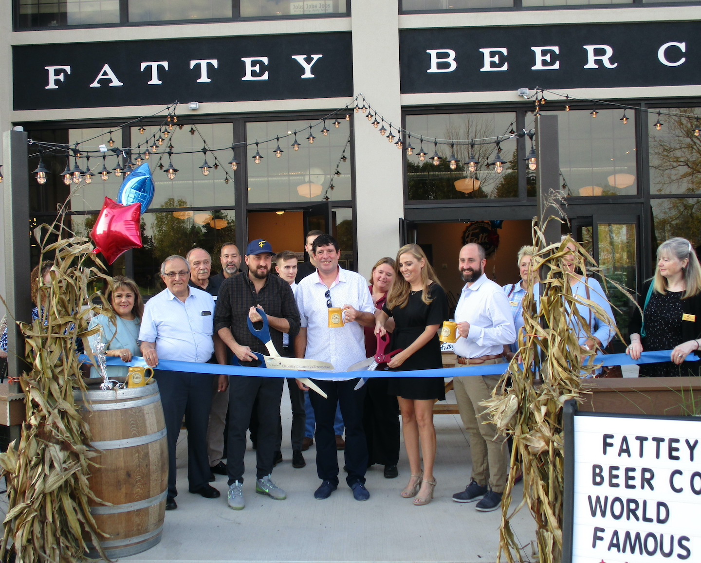 The Chamber of Commerce of the Tonawandas, along with Lumber City Development, held a Ribbon-Cutting for new member Fattey Beer Company - Wurlitzer on Oct. 14. (Photo by chamber board member George Ferber)