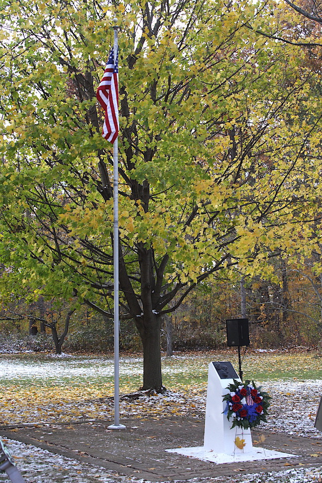 NCCC's Veterans Memorial Park at the Sanborn campus.