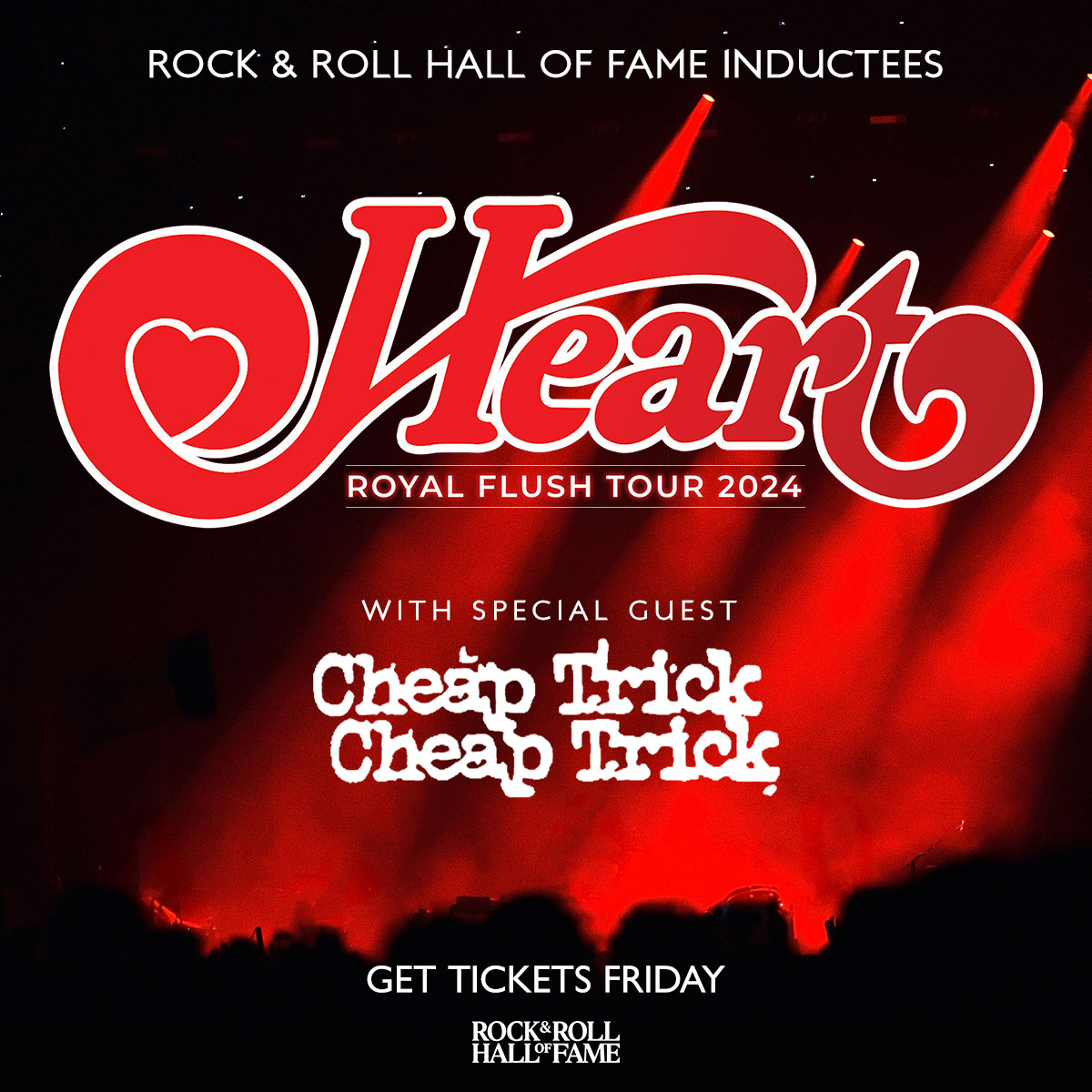 Reunited Heart announces longawaited 'Royal Flush Tour 2024,' KeyBank