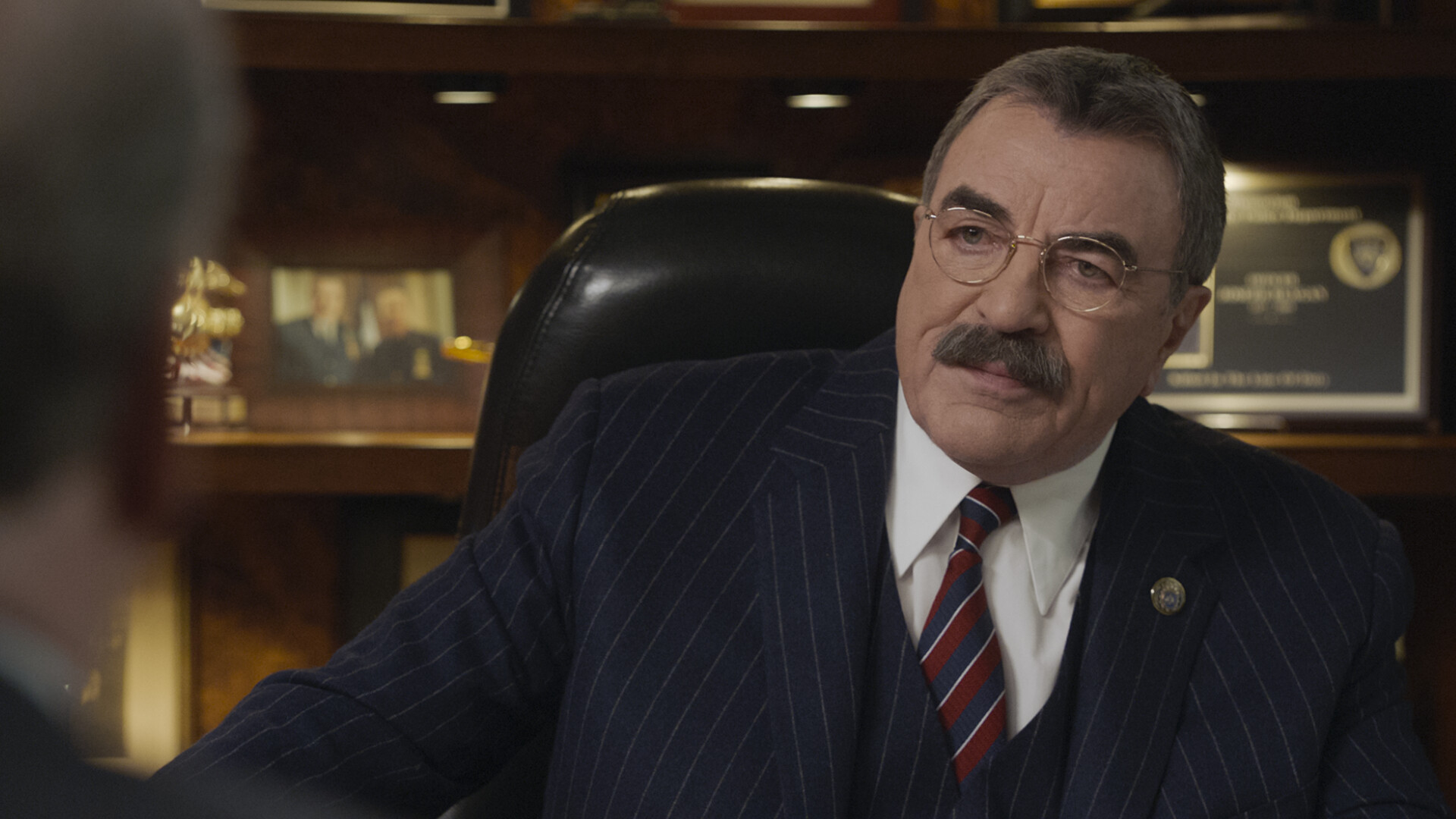 From the `Blue Bloods` episode `Close to Home`: Tom Selleck as Frank Reagan. (Photo: CBS ©2023 CBS Broadcasting, Inc. All rights reserved.)