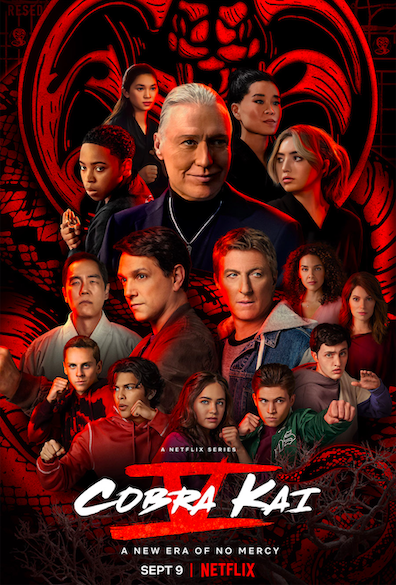 `Cobra Kai` season five key art © and courtesy of Netflix newsroom.