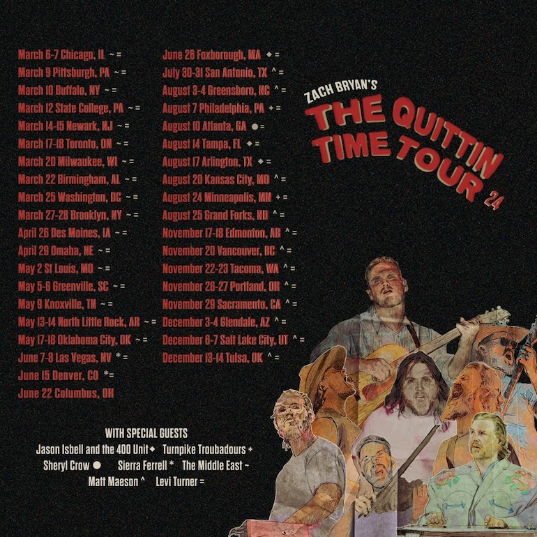 Zach Bryan announces 'The Quittin Time 2024 Tour,' concert stop in Buffalo