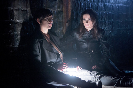 Jacqueline Toboni as Trubel and Bitsie Tulloch as Eve on NBC's 