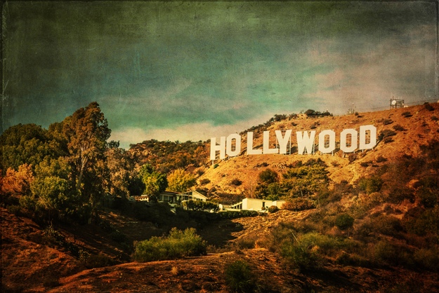 Hollywood sign by Mark Fugarino.