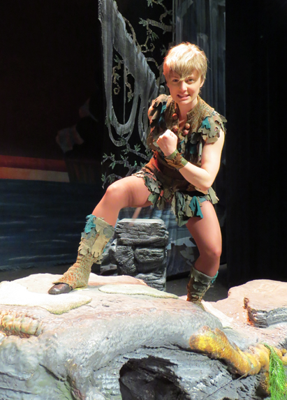 Hayley Podschun as Peter Pan.
