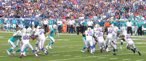 The Buffalo Bills defeated the Miami Dolphins Sunday at The Ralph in Orchard Park. (photo by Terry Duffy)