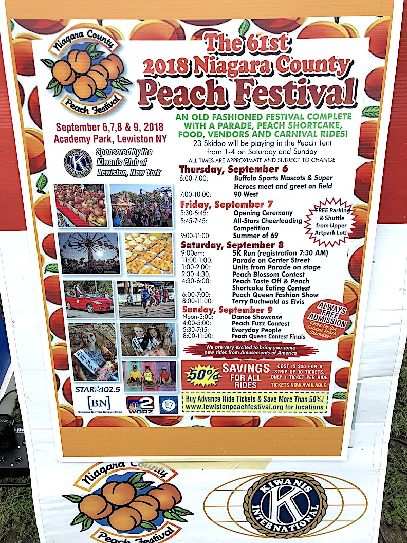 Village of Lewiston Peach Festival press conference reveals new event