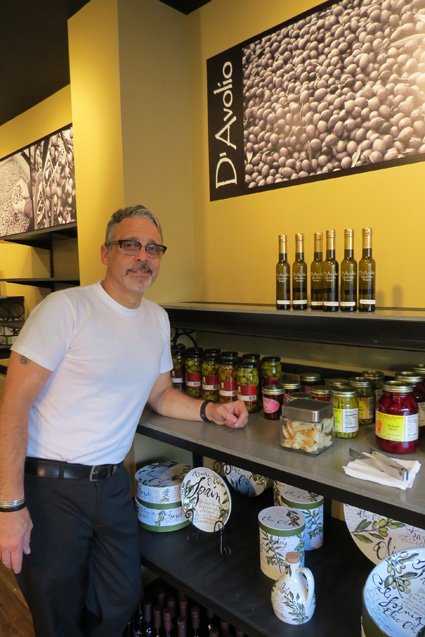 Dan Gagliardo inside the Lewiston D'Avolio.
