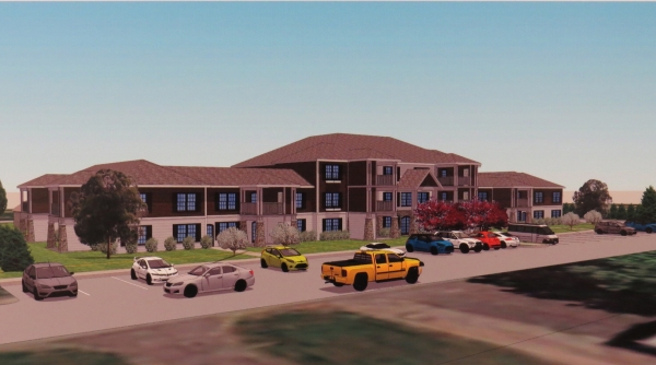 An artist's rendering of James Jerge's plan for 765 Fairchild Place.