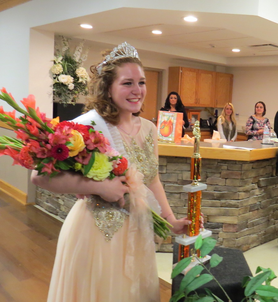 Lindsey Clark was crowned Peach Queen Sunday night in Lewiston.
