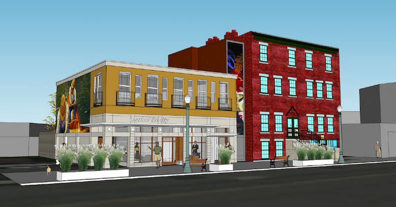 An artist's rendering of future plans for The Eliza Quirk Boarding House, at 72 Sycamore St., Buffalo. (Courtesy of Preservation Buffalo Niagara) 