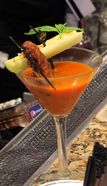Chicken wing bloody Mary