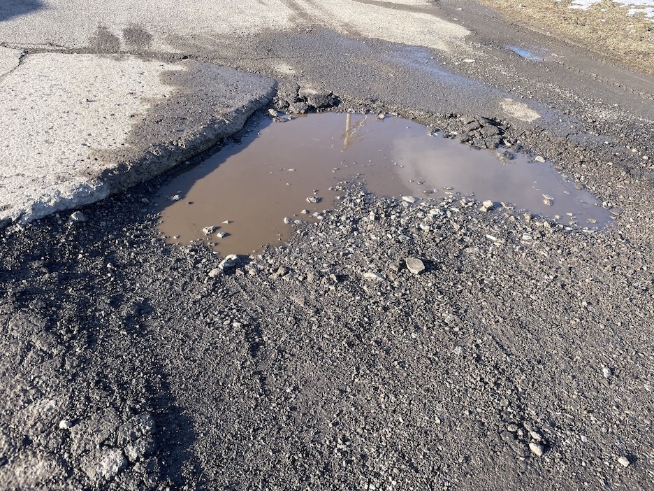 AAA pothole image