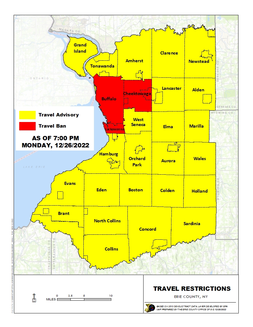 erie county ny travel restrictions