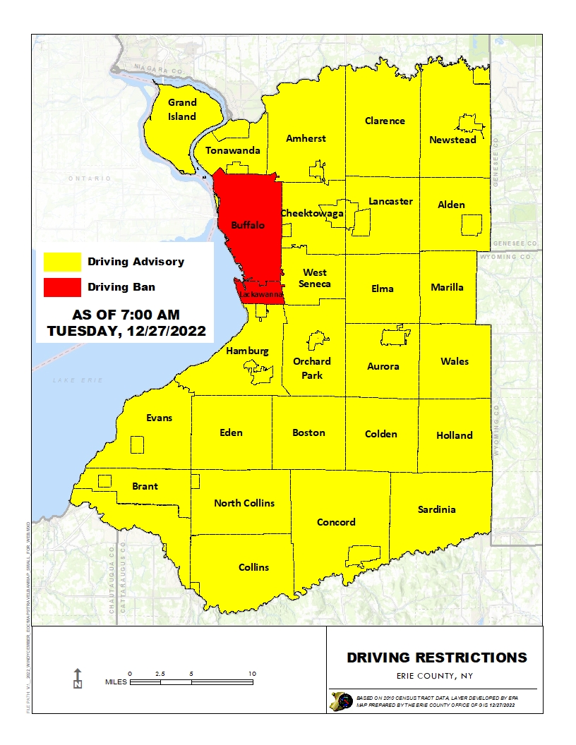 erie county ny travel restrictions