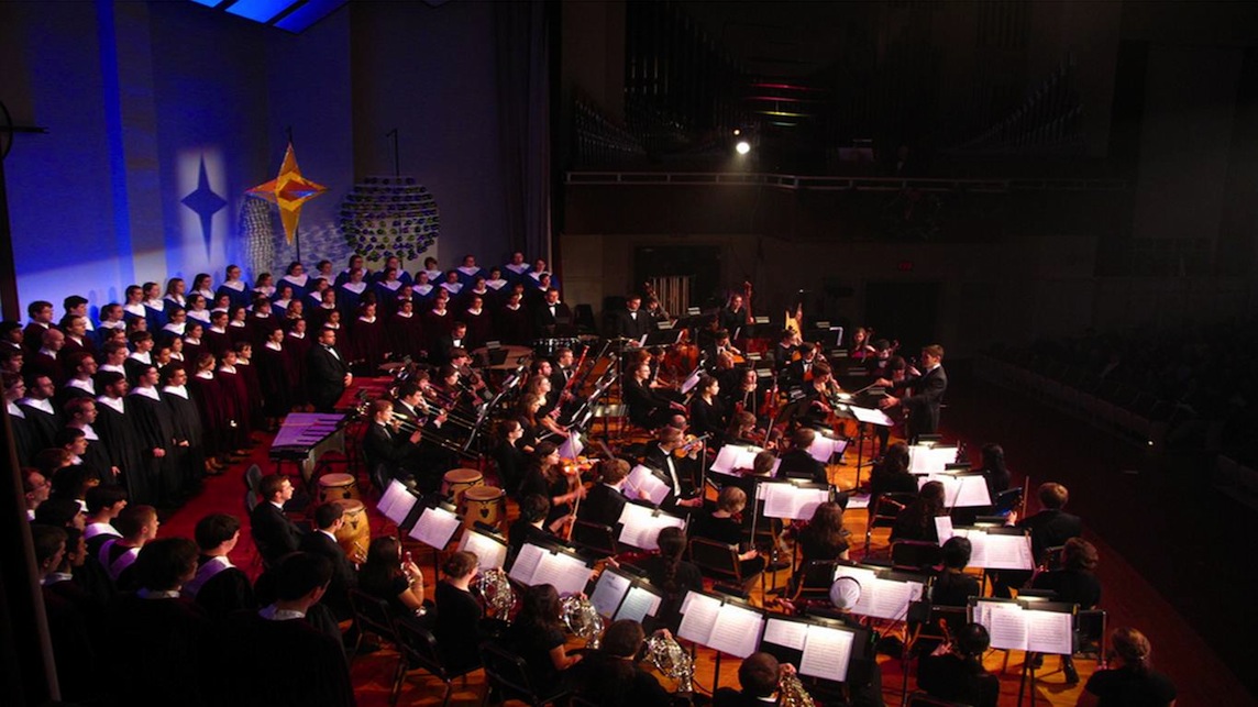 Last year's `Christmas Prism` concert.