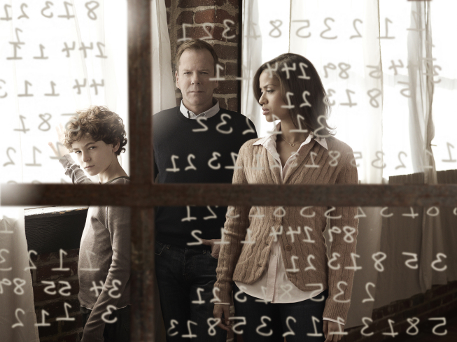 `Touch` stars David Mazouz, Kiefer Sutherland and Gugu Mbatha-Raw. `Touch` makes its world premiere Thursday, March 22 (9 p.m.) on FOX. (photo ©2012 Fox Broadcasting Co. Credit: Brian Bowen Smith/FOX)