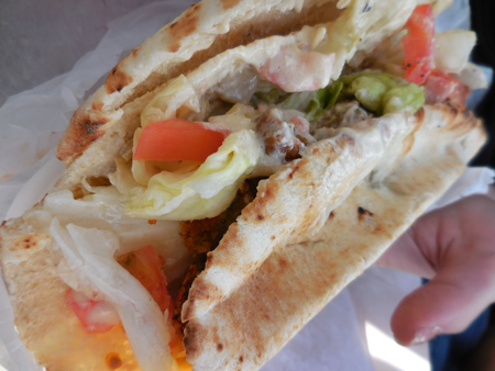 Amy's Truck Falafel Sandwich 