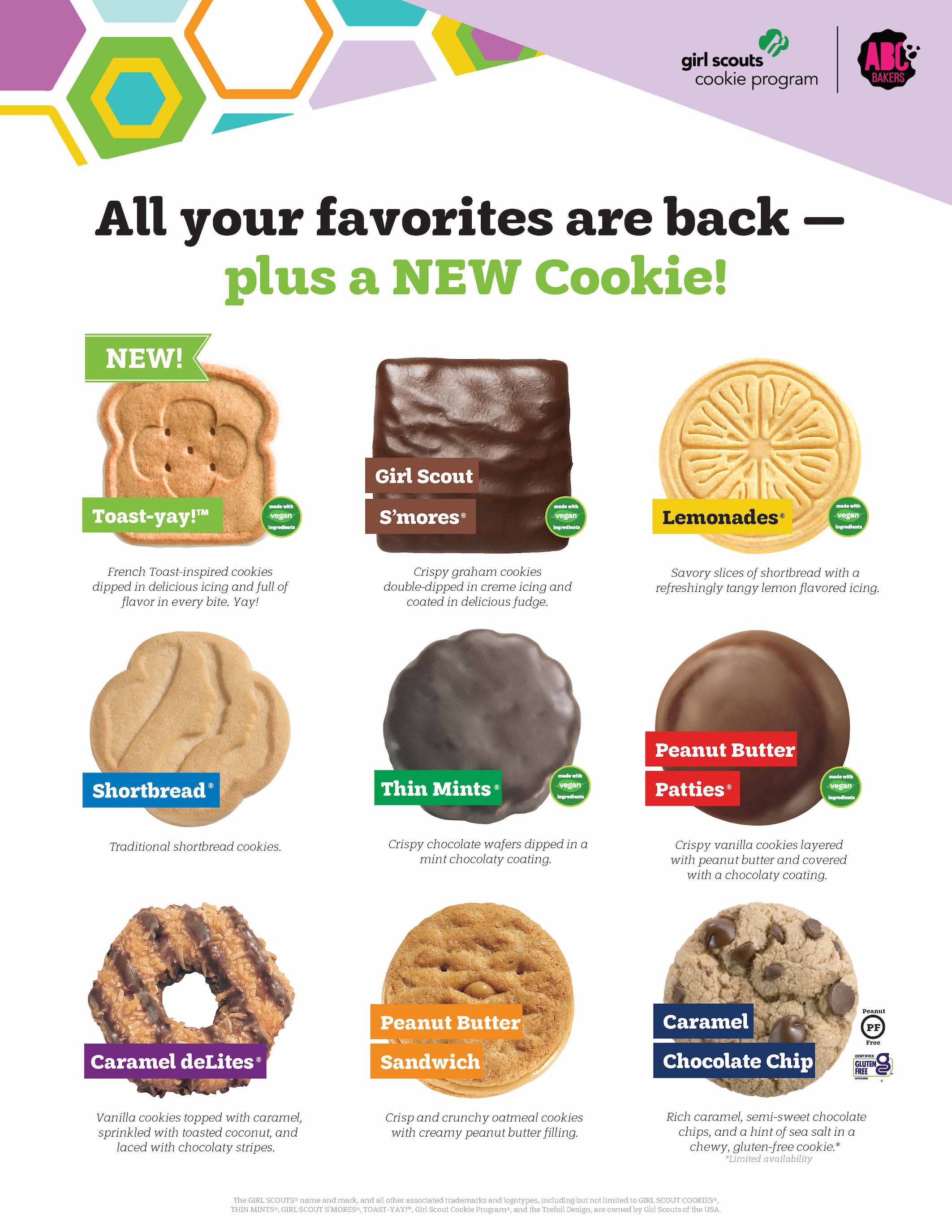2021 Mega Drop Nearly 1 Million Packages Of Girl Scout Cookies Are Here
