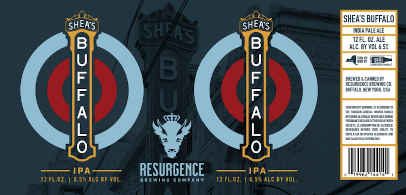 Shea's Performing Arts Center & Resurgence Brewing Co. announce limited