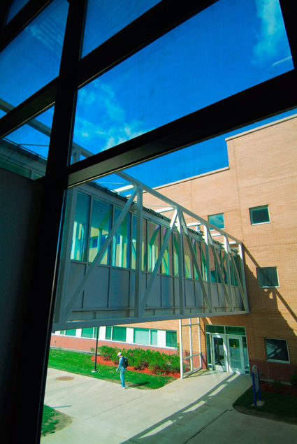 Pictured is the University at Buffalo Mathematics Building. (Credit: University at Buffalo)